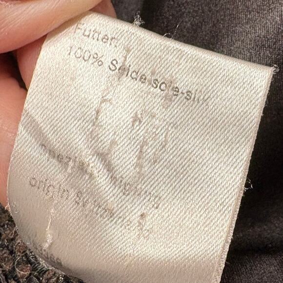 Akris Size 10 Blazer Jacket Wool Silk Blend Zipper Detail Tweed Fall Winter - Picture 16 of 16